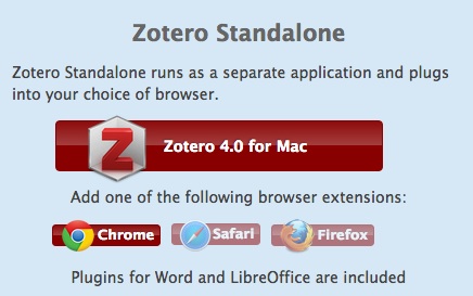 Screen capture of the Download buttons (shows Mac 4.0 Zotero)