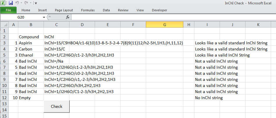 Excel worksheet functions